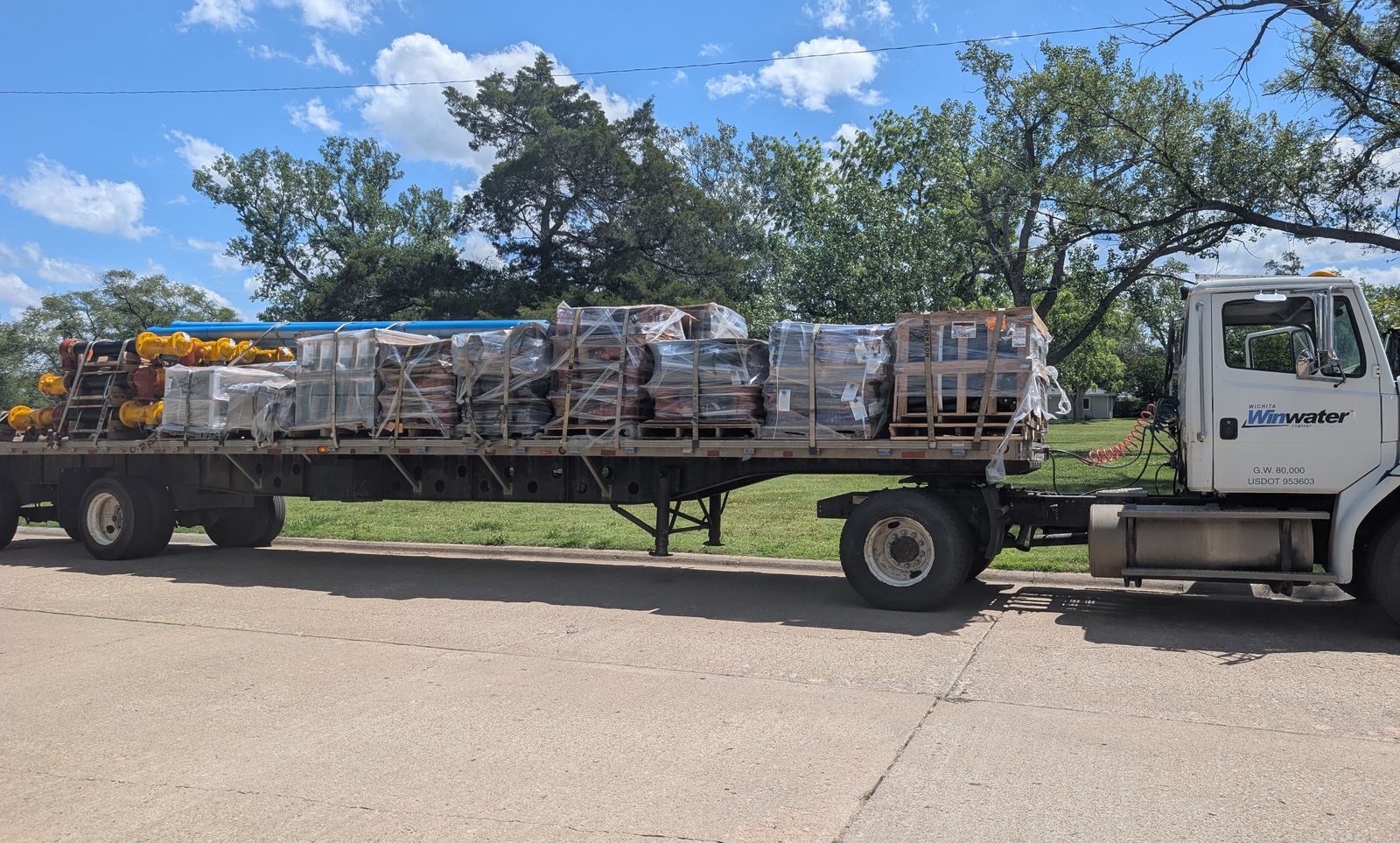 Wichita Winwater delivery truck