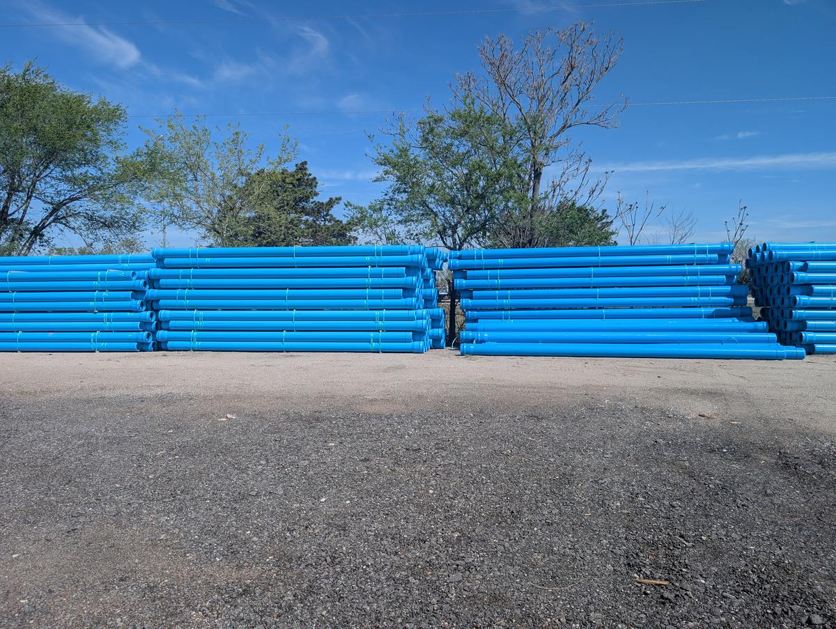 Pipe inventory at Wichita Winwater